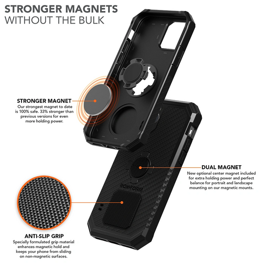 307301P iPhone 12/12 Pro Case - Rugged Black