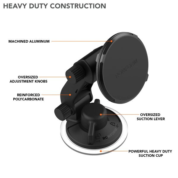 333501-M Magnetic Windshield Suction Mount