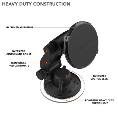 333501-M Magnetic Windshield Suction Mount