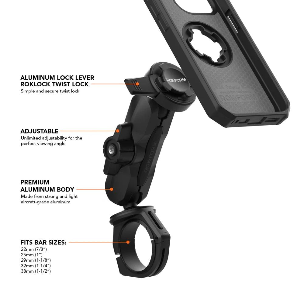 334101P-PB Pro Ball Motorcycle Phone Mount