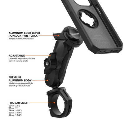334101P-PB Pro Ball Motorcycle Phone Mount
