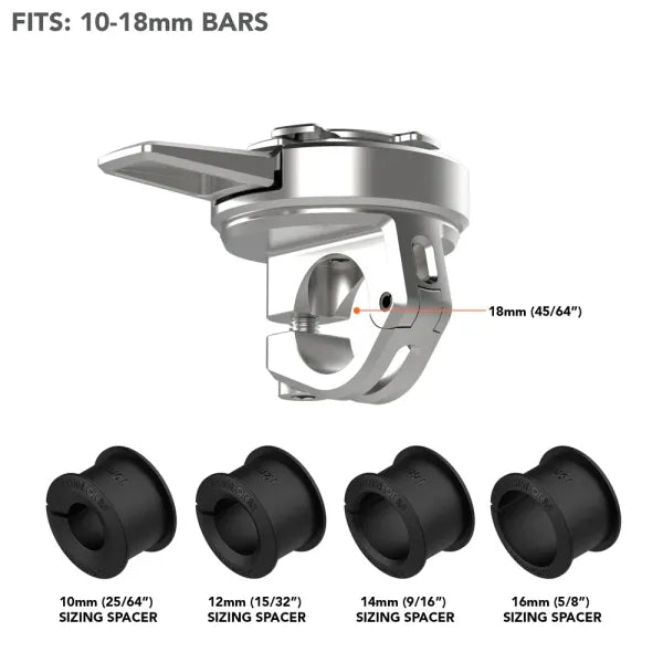 338601 P PA Small Polished Bar Mount