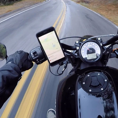 334101P2 Black Motorcycle Handlebar Phone Mount