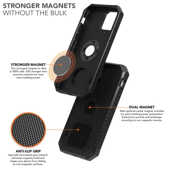 307401P iPhone 12 Pro Max Case - Rugged Black