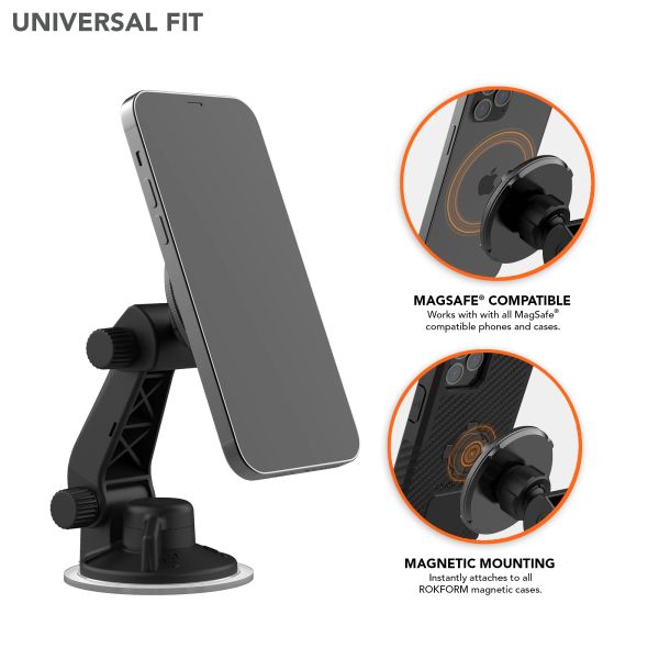 333501-M Magnetic Windshield Suction Mount