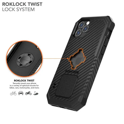307401P iPhone 12 Pro Max Case - Rugged Black