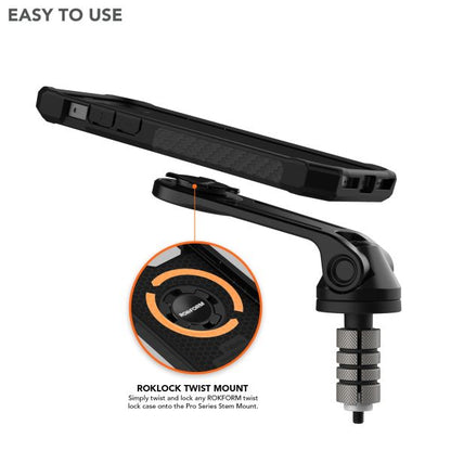 334401P Pro Series Motorcycle Stem Mount for Sportbikes