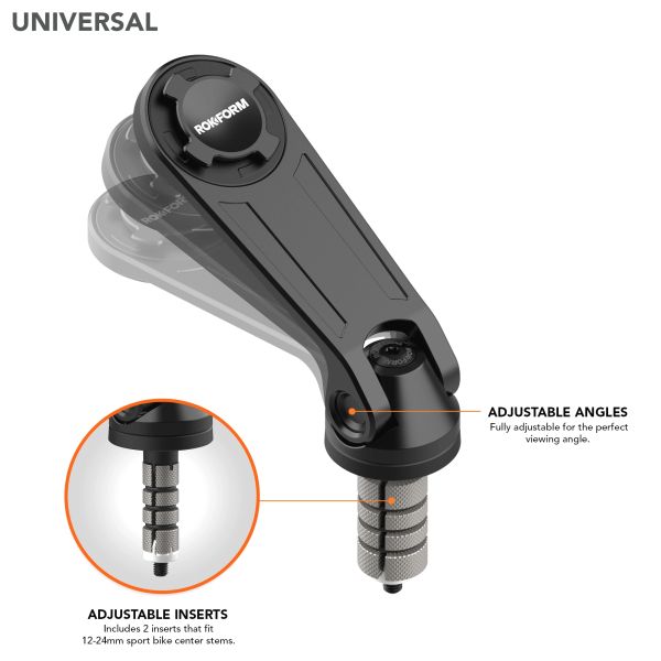 334401P Pro Series Motorcycle Stem Mount for Sportbikes