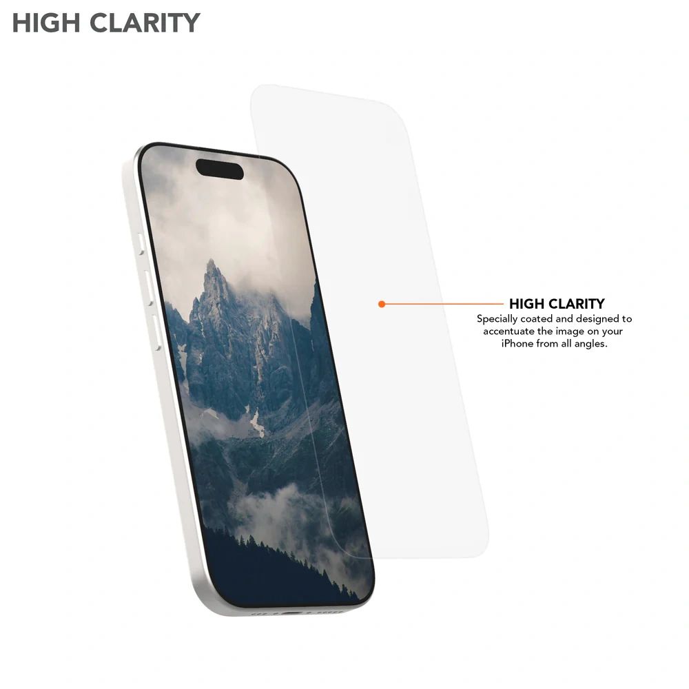 349321 16 Plus Tempered Glass Screen Protector (2 Pack)