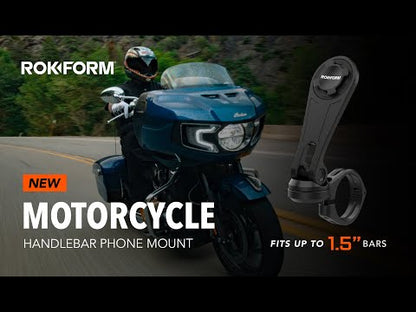 334101P2 Black Motorcycle Handlebar Phone Mount